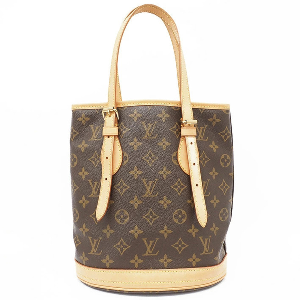 Louis Vuitton Brown Monogram Bucket Bag Shoulder